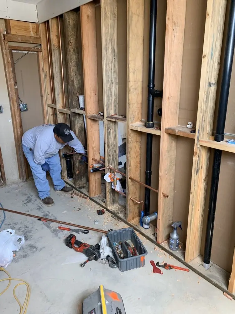 Commercial rough-in plumbing for Gas Line Repair in East Juniata